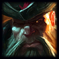 Lucian counters Gangplank